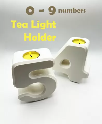 Tea Light Holder Numbers