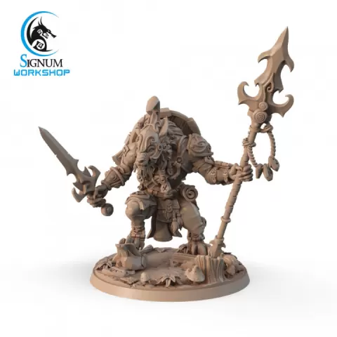 Wolfen Warrior With Sword by Signum Workshop