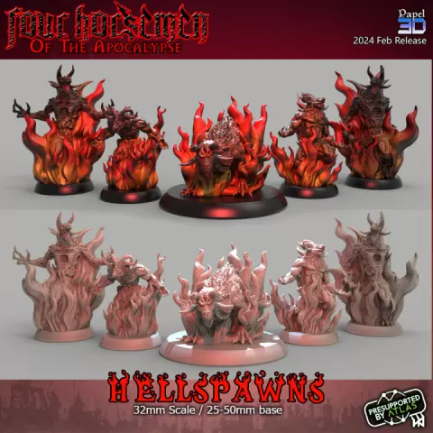 Hellspawns by Papel 3D