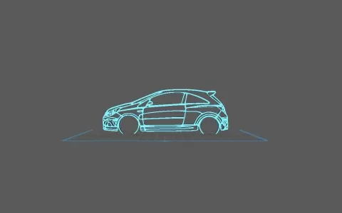 Opel - Race OPC Wall Art