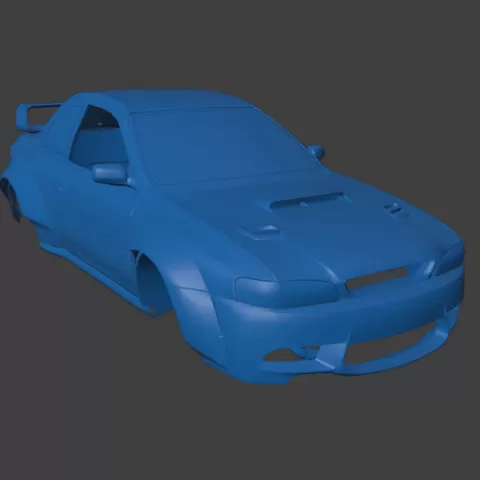 RC BODY 1/10 1998 SUBARU IMPREZA WRX WIDEBODY 3D PRINT STL