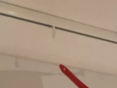 Curtain track hook eyelet