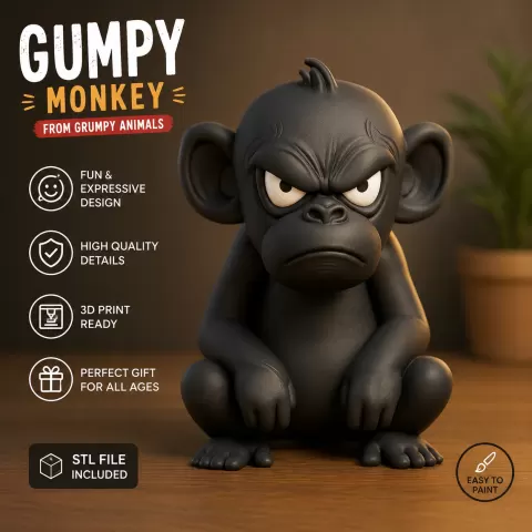 Grumpy Monkey – From Grumpy Animals
