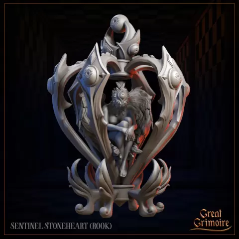 Sentinel Stoneheart (rook) by Great Grimoire
