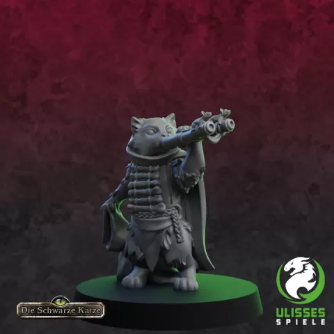 A Furry Tale - Piper Cat / Die Schwarze Katze - Flötenkatze by Ulisses Spiele