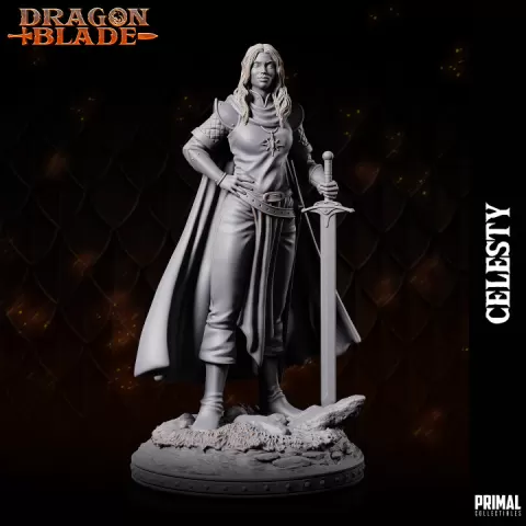 Noble princess - Celesty Sunwindy - January 2023 - DRAGONBLADE- MASTERS OF DUNGEONS QUEST by PRIMAL Collectibles