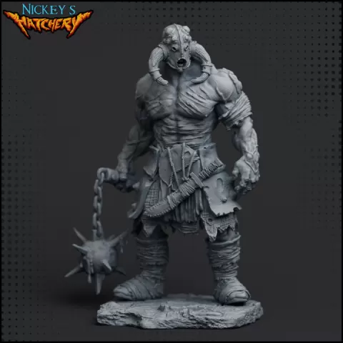 The Scarred #01, 75mm/32mm | Cult of the Crimson Spider by Nickey's Hatchery