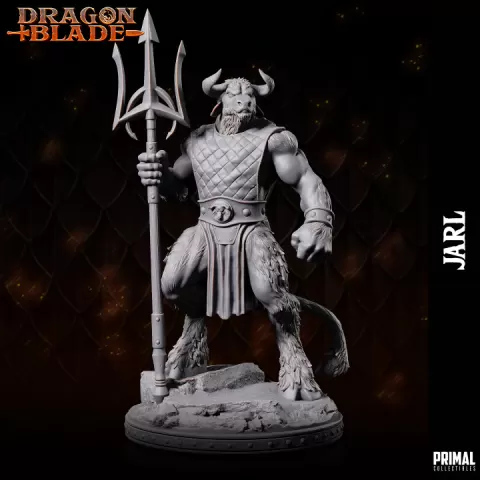 Minotaur - Jarl - January 2024 - DRAGONBLADE- MASTERS OF DUNGEONS QUEST by PRIMAL Collectibles