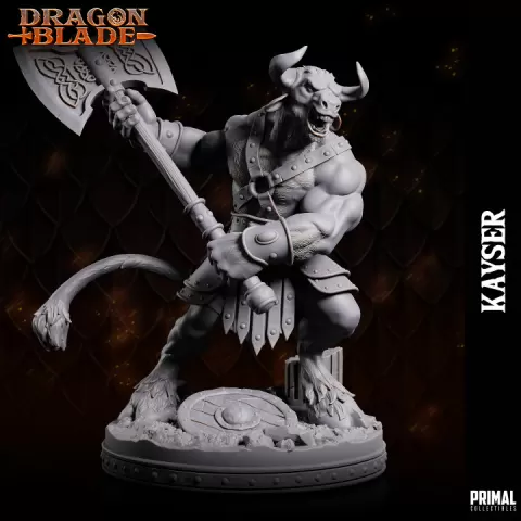 Minotaur - Kayser - January 2024 - DRAGONBLADE- MASTERS OF DUNGEONS QUEST by PRIMAL Collectibles