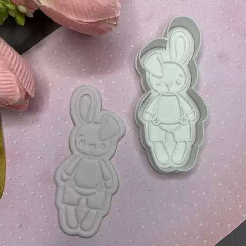 Easter Bunny Cookie Cutter And Stamp