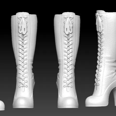 Boots 3D print model