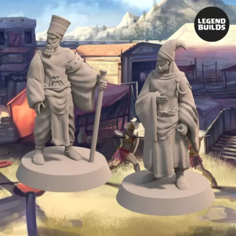Nobles of the City of Jagrad Bundle (2 unique miniatures) - 3D printable miniature – STL file by LegendBuilds