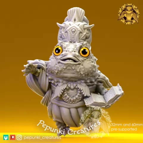 Lumpy Fish Mage by Pepunki Creatures