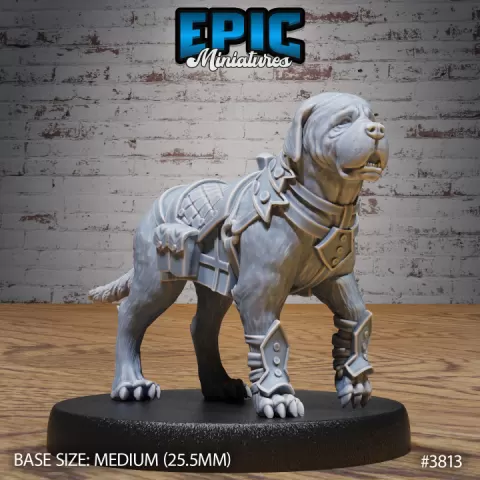 Raid Dog / New World Hound / War Animal / Siege Servant / Weredog Creature / Were Canine / Dogfolk by Epic-Miniatures
