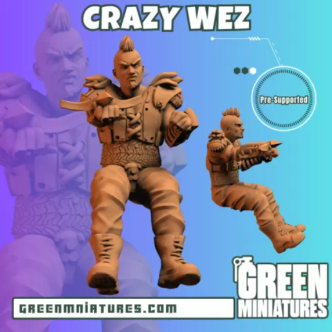 Crazy Wez by Greenminiatures