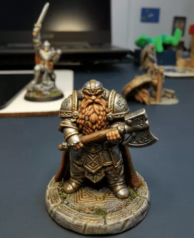 Dwarf with axe.3mf