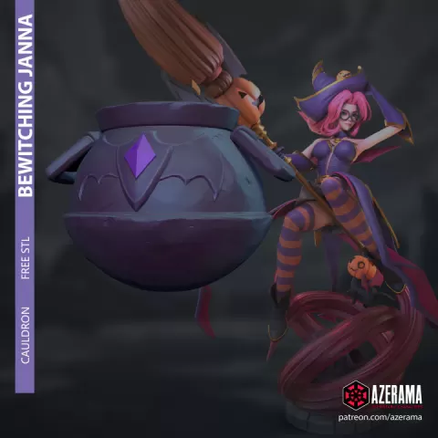 Bewitching Janna Cauldron by Azerama