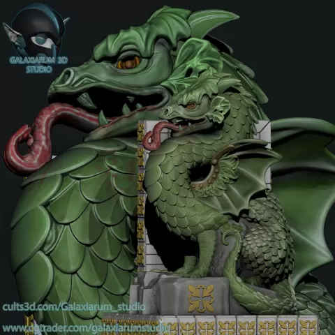 Dragon,Gargoyle Bookend