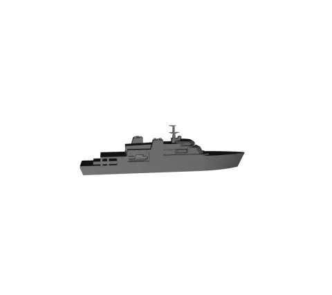 1250 Scale VARD Survey Ship.stl