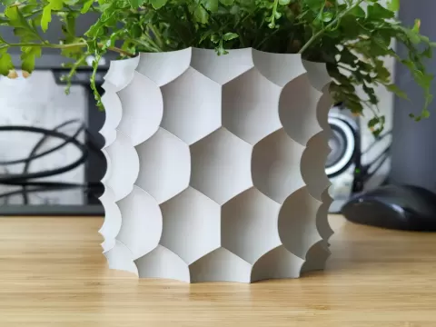 Anti-sphere Plant pot and Planter - Vase mode design
