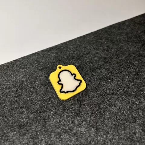 Snapchat NFC Keychain