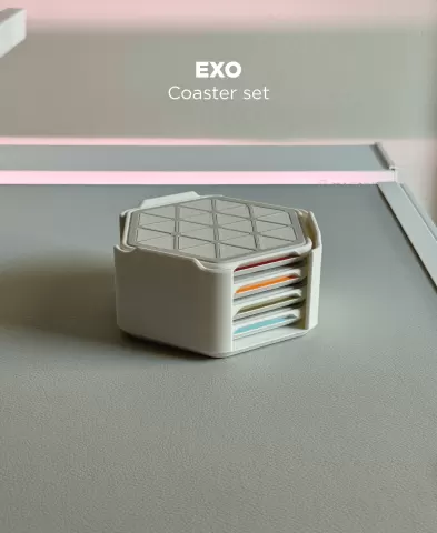 Exo, coaster set.
