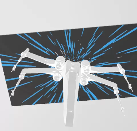 X-WING STAR WARS FRAME