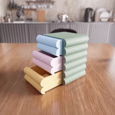 Modular Storage Drawer - Stackable Organizer Box