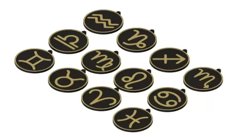 ZODIAC KEYCHAINS - Gominolozgz