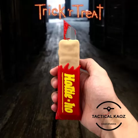 Hollie-ho Chocolate Bar Prop - Trick 'r Treat Inspired - tacticalkaoz