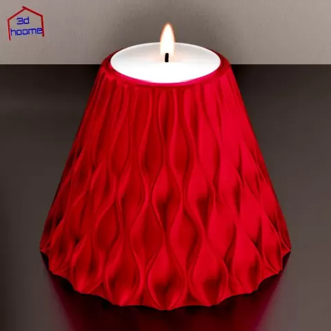 Volcano TeaLight Holder - 3dhoome