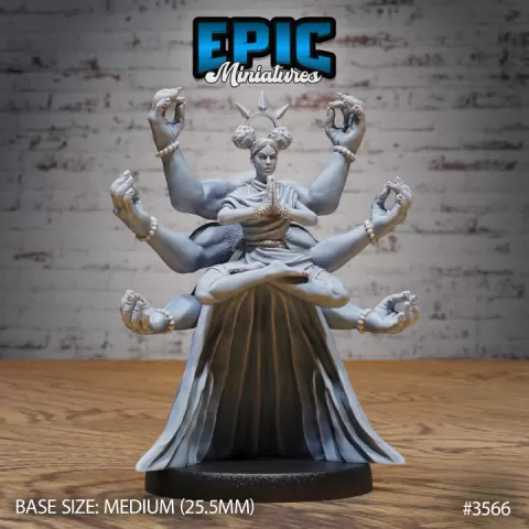 Divine Hands Priestess Meditation / Female Monk / Chinese Goddess / Shaolin Priest / Iron Fist Encounter by Epic-Miniatures