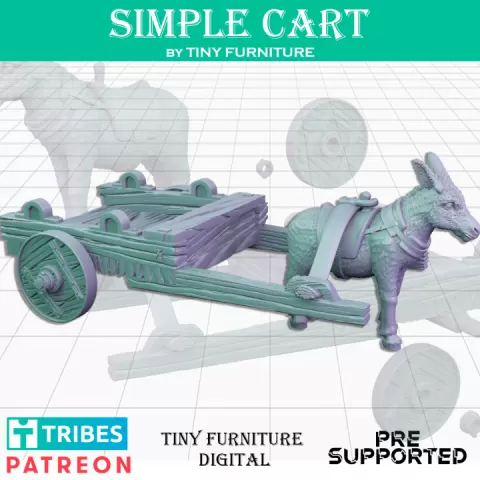 Simple cart by Tiny Furniture
