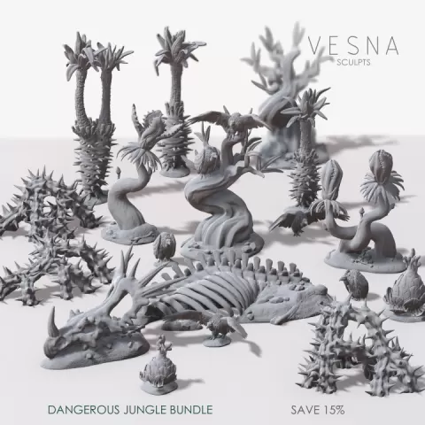 JUNGLE BUNDLE by VESNA SCULPTS