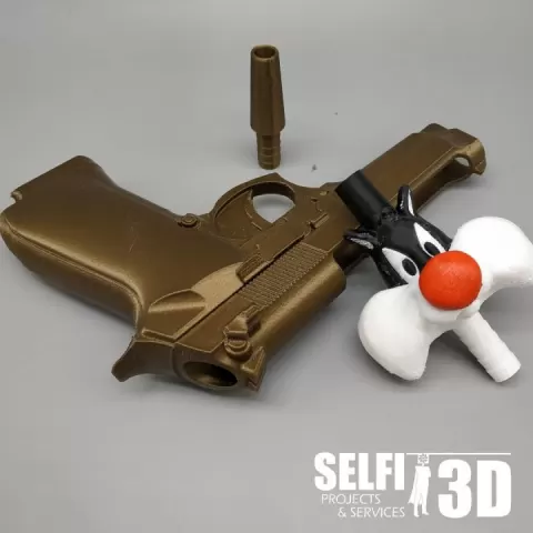 HOOKAH NOZZLE - GUN by Selfi 3D
