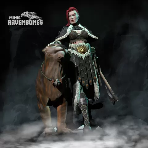 Mist Huntress by RavenBonesStudio