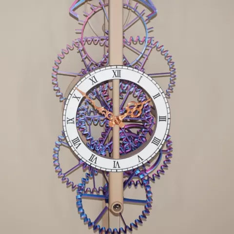 Crazy Gear Wall Clock by Steve Peterson