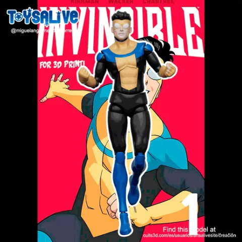 Invincible 3d model for print