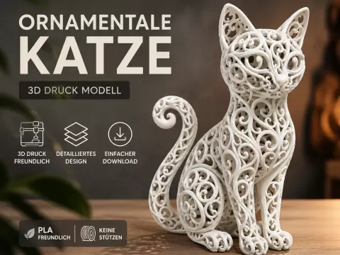 Sitzende Katze Voronoi zum Sammeln