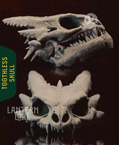 Toothless Skull (Pre Supported)