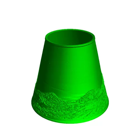 mountain lampshade test - Xylon3d print&design