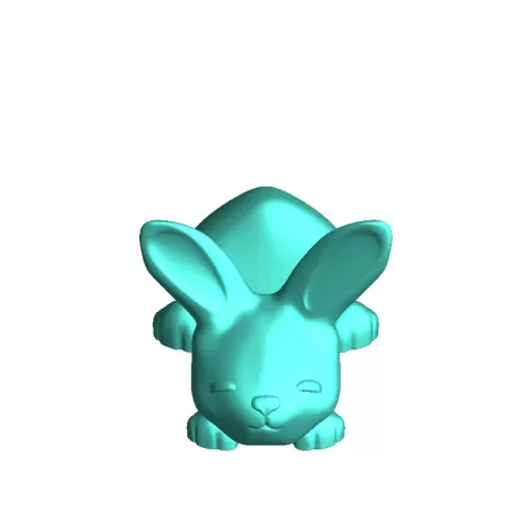 bunny keychain