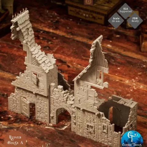 Twin houses by Gothic Things