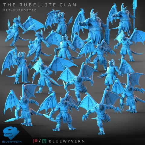 The Rubellite Clan - Complete Set (Modular) by BlueWyvern