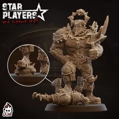x2 Lord #01 - Star Player - Chaos - UGNI - Fantasy Football by UGNI Miniatures