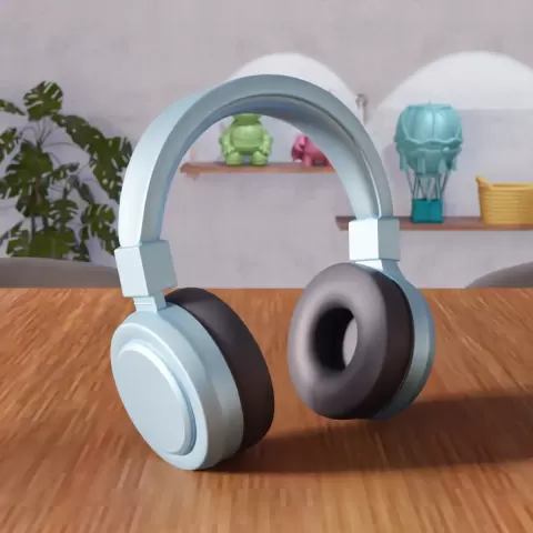 Modern Headphones Figure
