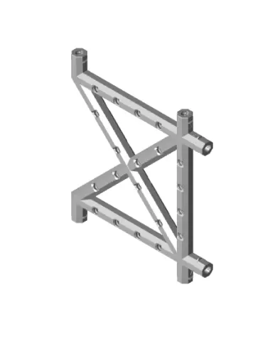 Multiboard 6x6 Push-Fit Double Sided Bracket