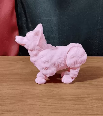 Flexy Corgi.stl