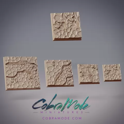 Lichen Steps Square Base Pack (4pcs)