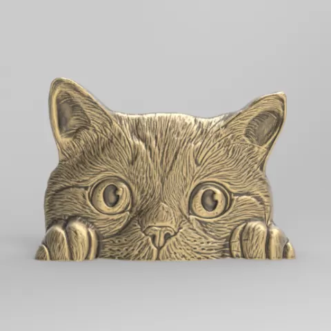 cat wall decor cnc